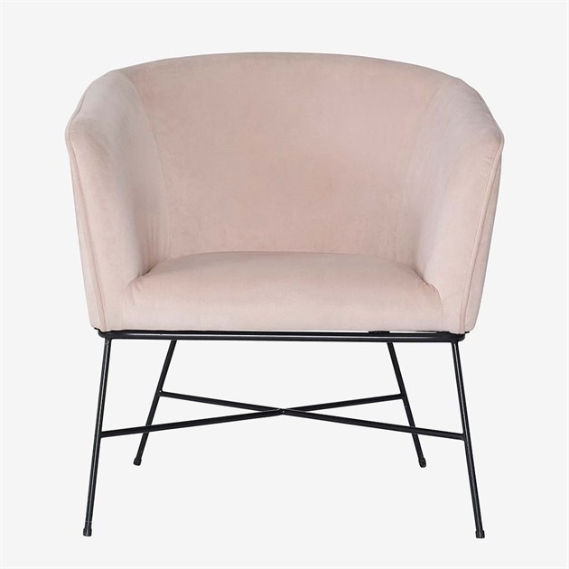 Fåtölj Skadinavien Rosa